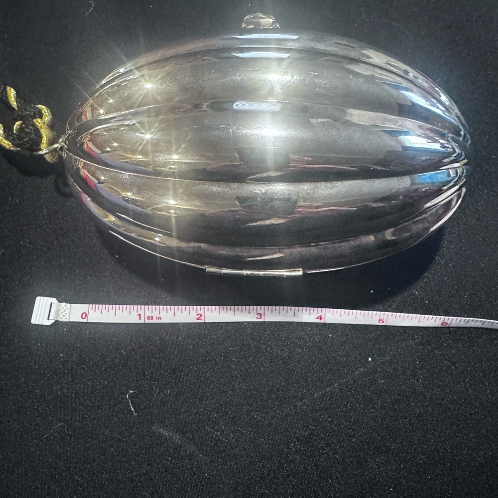 Art Deco Silver Clamshell Evening Clutch